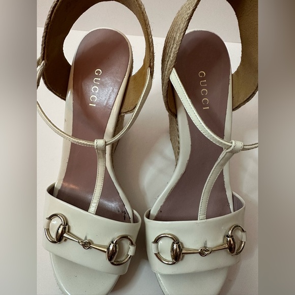 GUCCI white wedges size 36 - Picture 5 of 6